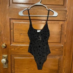 Black Star Sheer Bodysuit